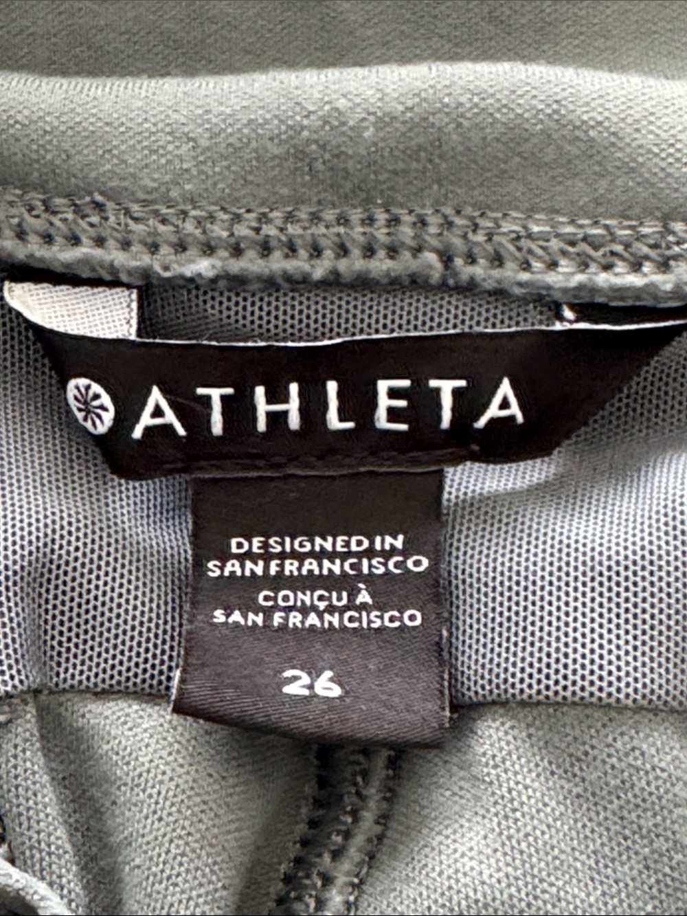 ATHLETA HEADLANDS HYBRID CARGO PANTS GYM YOGA ATHLETIC PLUS SZ 26 - Picture 7 of 7